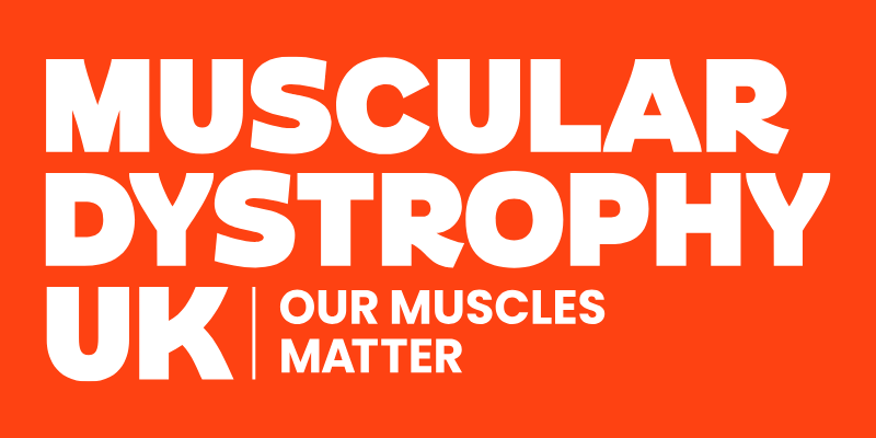 Logo of the muscular dystrophy society uk